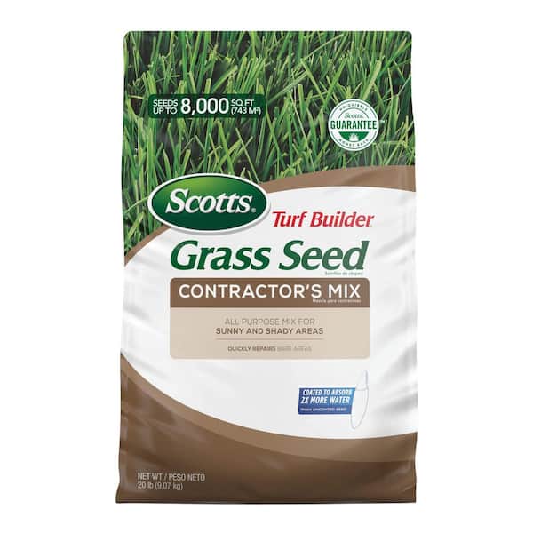 Turf Builder 20 lbs. Grass Seed Contractor's Mix for Sunny and Shady Areas