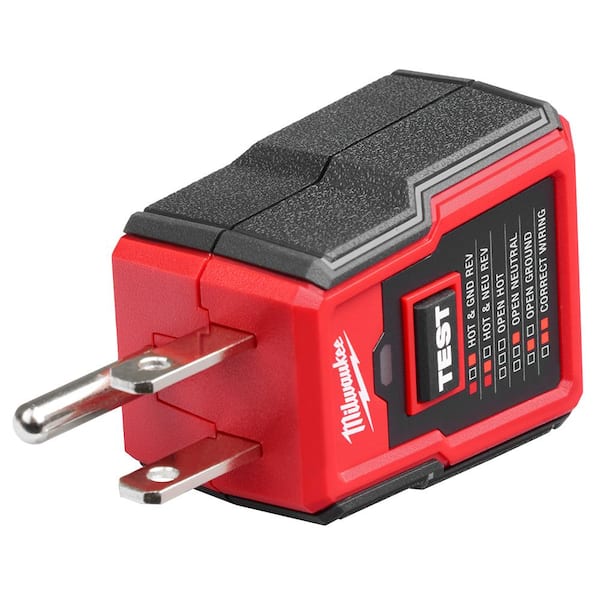 Bastex Socket Tester With GFCI Check - Outlet Receptacle Tester, Circuit Polarity Detector & Wiring Checker