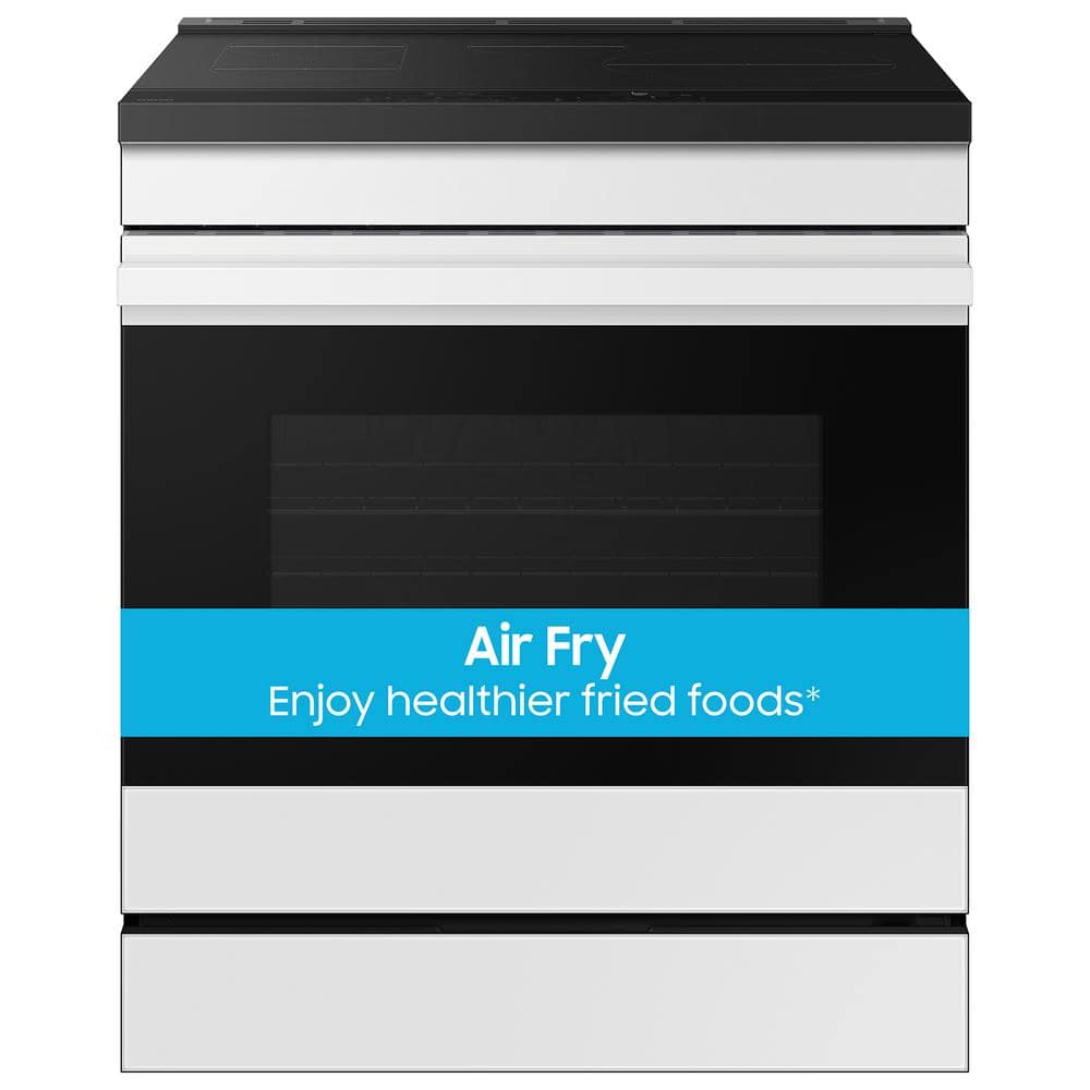 Bespoke 30 in. 6.3 cu.ft. 4 Burner Element Smart Slide-In Induction Range w