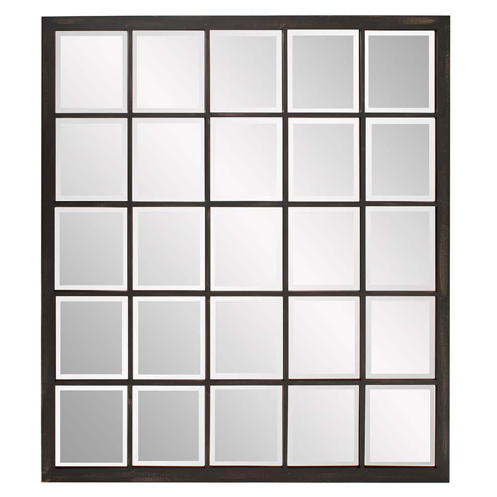 Medium Rectangle Oil Rubbed Bronze Beveled Glass Classic Mirror (38 in. H x 34 in. W) price history on PriceWatchPro