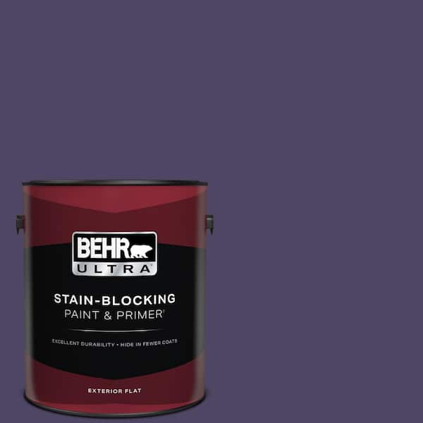 BEHR ULTRA 1 gal. #S-H-650 Berry Charm Flat Exterior Paint & Primer