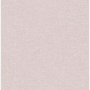 Glen Pink Linen Strippable Non-Woven Paper Wallpaper