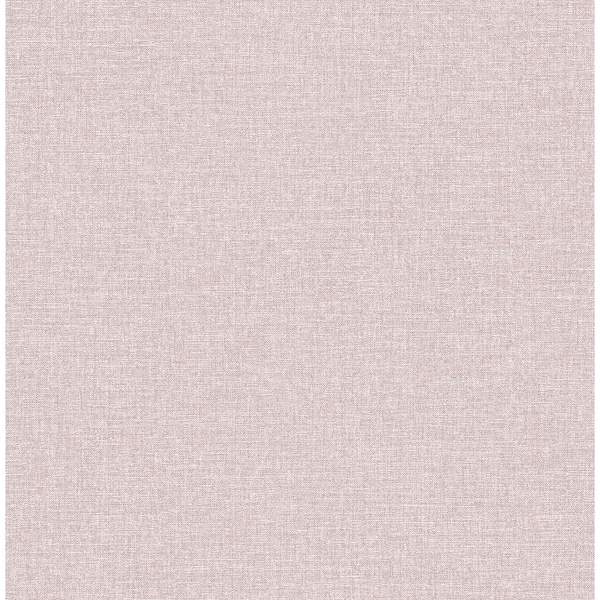 Brewster Home Fashions Glen Pink Linen Wallpaper Sample