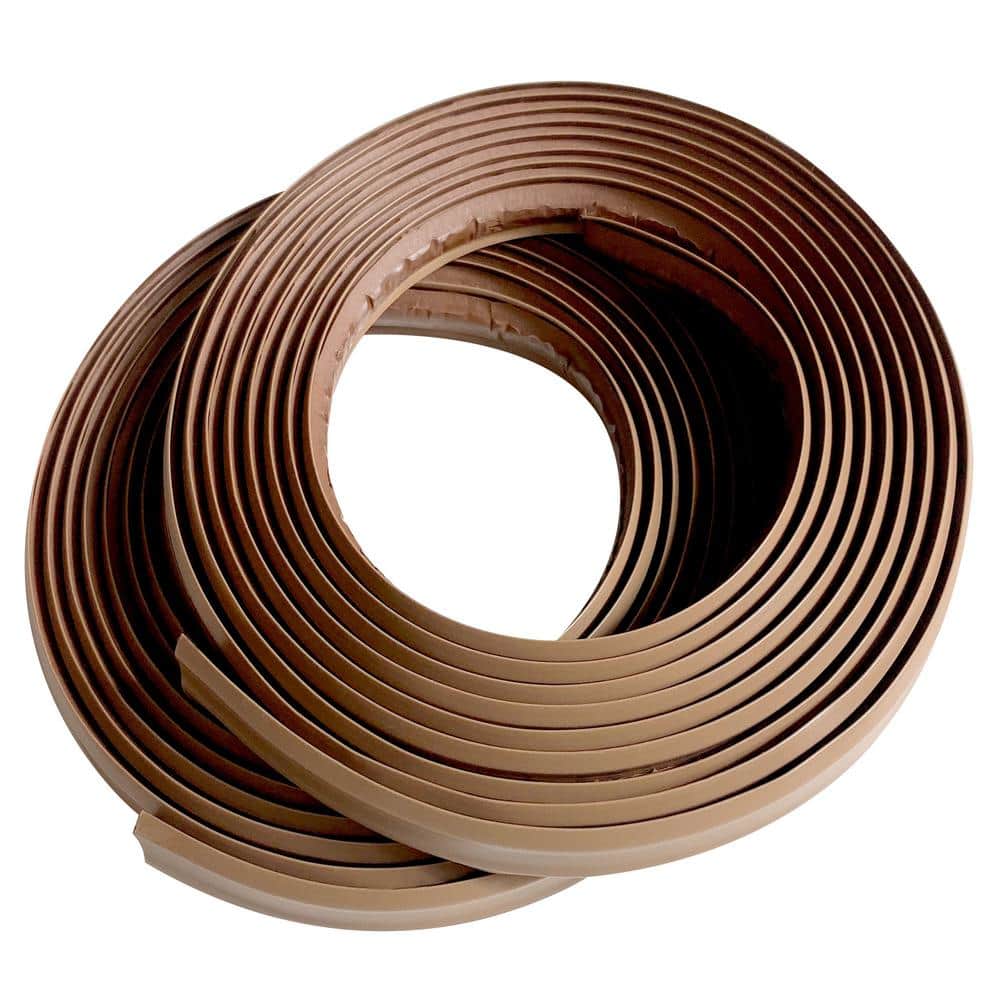 InstaTrim 1/2 in. x 10 ft. Light Brown PVC Inside Corner Selfadhesive