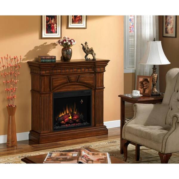 Classic Flame Raleigh 42 in. Electric Fireplace in Burnished Walnut