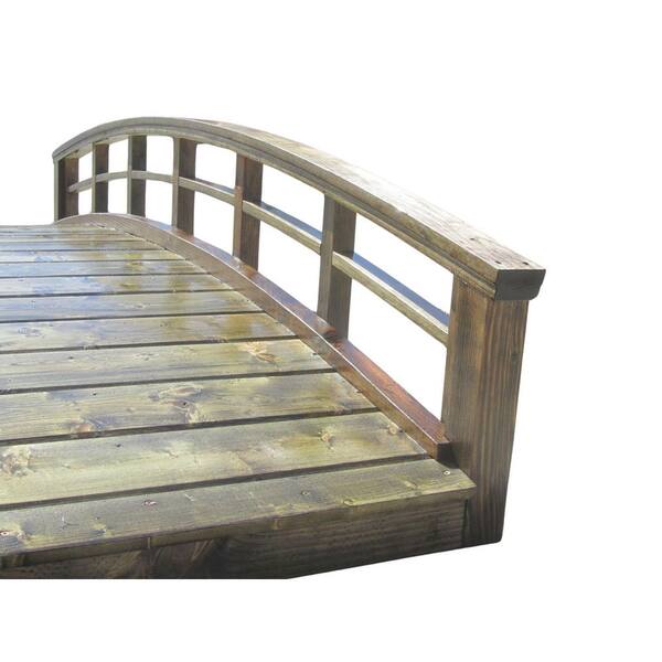 SamsGazebos Monet's Japanese Garden Bridge 8 ft. x 4 ft. 400 lb