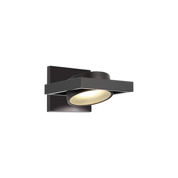 Hawk 1-Light Black Integrated LED Wall Sconce