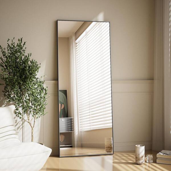 WILLOTED Black 16 in. W x 59 in. H Rectangular Aluminum Framed