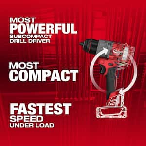 M12 FUEL 12-Volt Lithium-Ion Brushless Cordless 1/2 in. Drill Driver with High Output 5Ah Battery