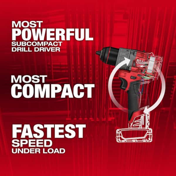 Milwaukee 3403-20 M12 FUEL 12V Lithium-Ion Brushless Cordless 1/2 in. Drill Driver (Tool-Only) - 2