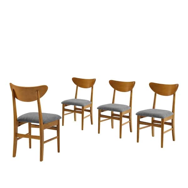 CROSLEY FURNITURE Landon Acorn Upholstered Dining Chair Set of 4