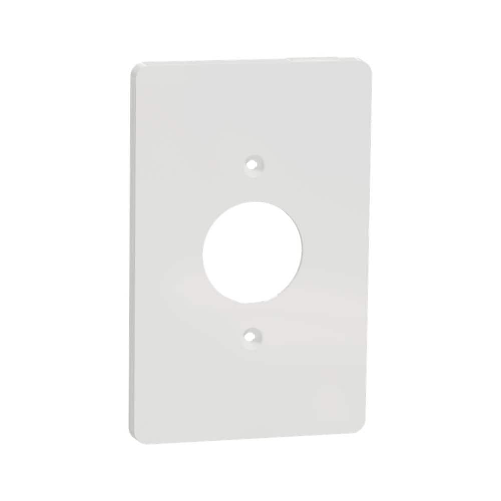 X Series 1-Gang Midsize Round Standard Single Outlet Wall Plate Matte White price history on PriceWatchPro