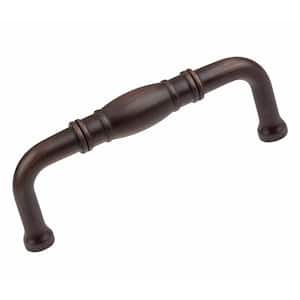 3 in. Center-to-Center Oil Rubbed Bronze Pipe Style Cabinet Pulls (10-Pack)