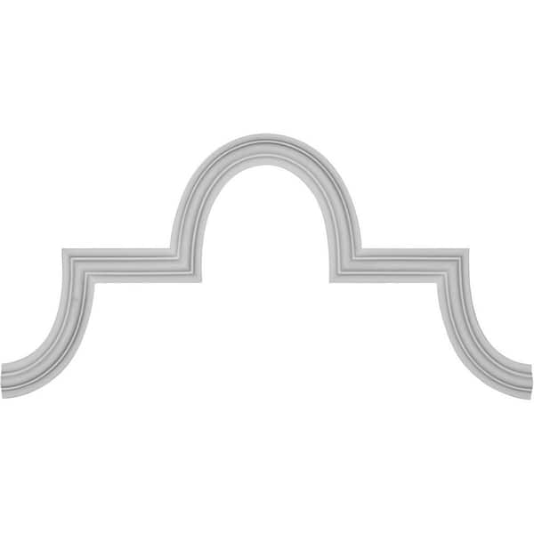 3/4 in. x 23-1/2 in. x 11-7/8 in. Polyurethane Adonis Panel Moulding