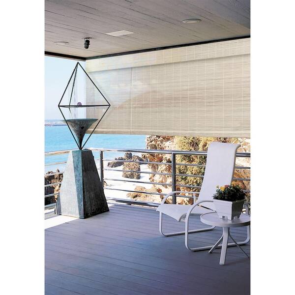 Unbranded Natural Imperial Matchstick Roll-up Shade, 72 in. Length (Price Varies by Size)