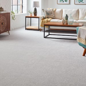 Silver Mane II  - Bonita - Blue 65 oz. Triexta Texture Installed Carpet