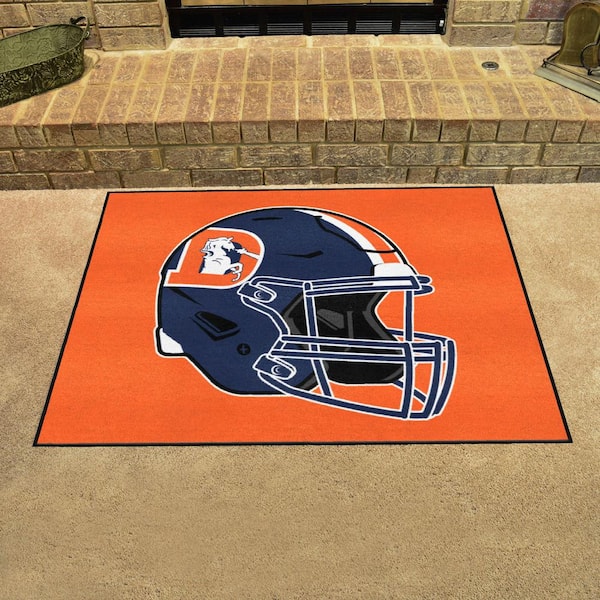 FANMATS Denver Broncos Orange 3 ft. x 4 ft. All-Star Area Rug 38088 - The  Home Depot