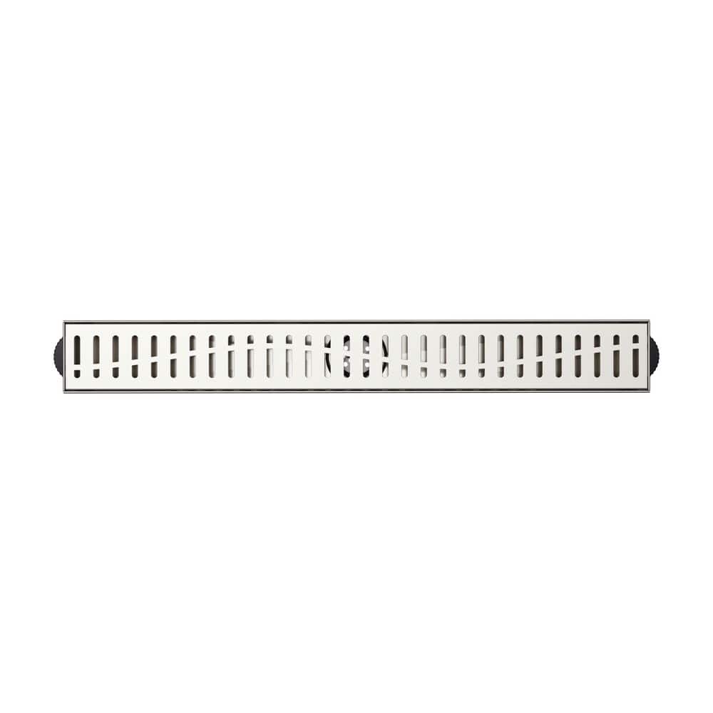 Enigma 24 in. Linear Grate Shower Drain, Polished Stainless Steel price history on PriceWatchPro