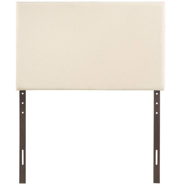 MODWAY Region Ivory Twin Upholstered Headboard