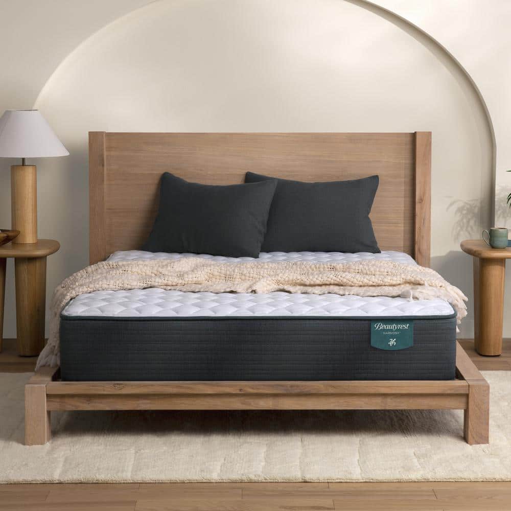Beautyrest Harmony Beachfront Bay Twin Firm 12 in. Standard Profile Mattress Set