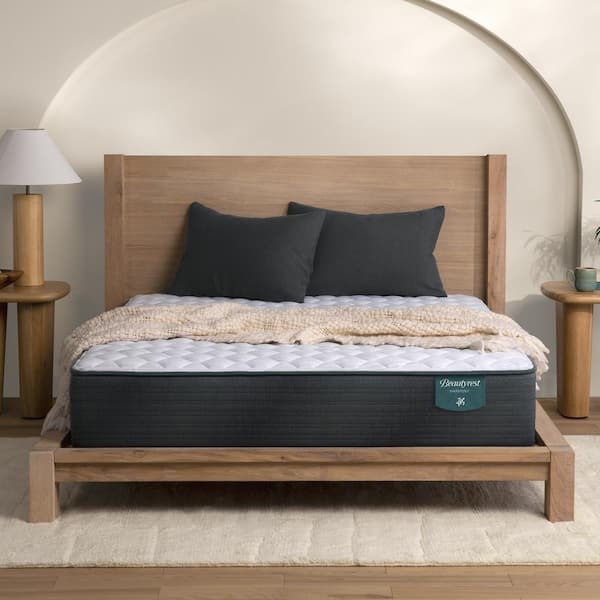 Beautyrest Harmony Beachfront Bay Queen Firm 12 in. Standard Profile Mattress Set