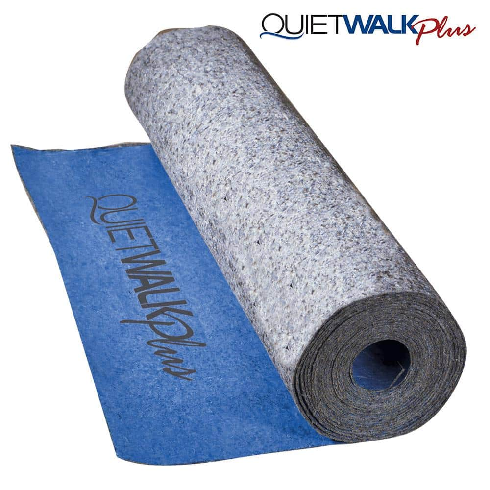 QuietWalk 360 sq. ft. x 6 ft. x 60 ft. x 1.4 mm Acoustical Underlayment  with Vapor Barrier for All Vinyl Plank Flooring QWLV360 - The Home Depot