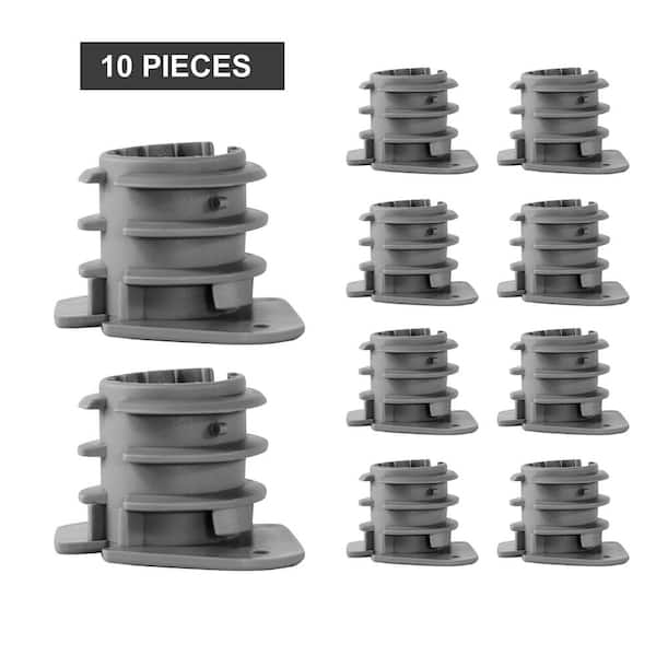 PLUMBFLEX 3/4 in. PEX Tubing Insulator Cap, Metal Stud Insulator, Cushions Wiring and Piping from Wood, Hard Plastic (10-Pack)
