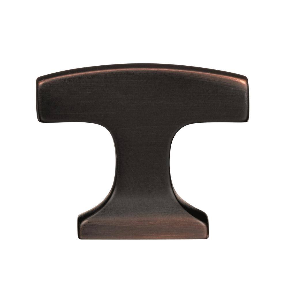 Oil Rubbed Bronze T-Handle Cabinet Knob with Mounting Hardware