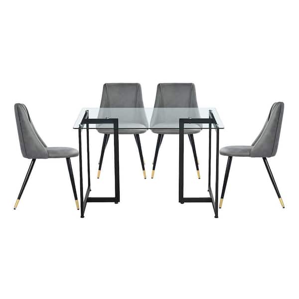 https://images.thdstatic.com/productImages/36648276-6db6-4851-8143-f51c730906ab/svn/charcoal-dining-room-sets-slip-glass-table-smeg-charcoal-leathaire-64_600.jpg