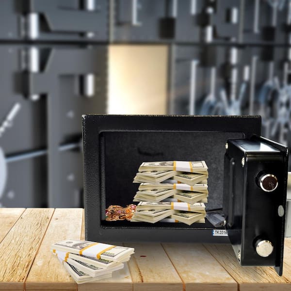 Compact Electronic Safe Box with Digital Touch Pad