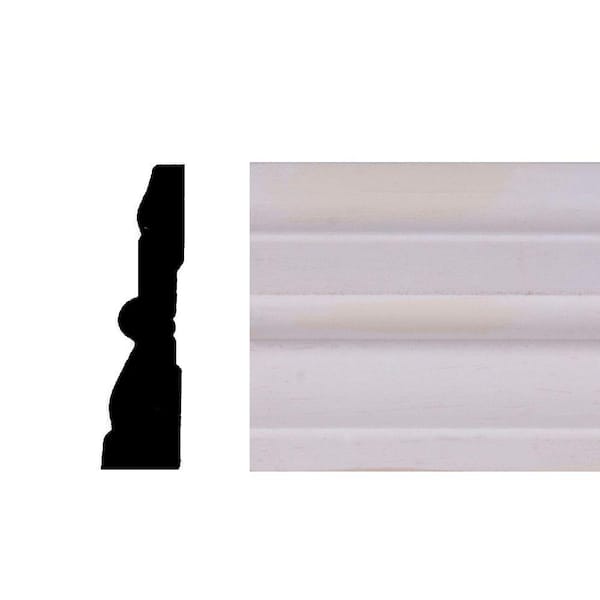 Builder's Choice OP311 5/8 in. x 2-7/16 in. Primed Finger-Jointed Wood Casing