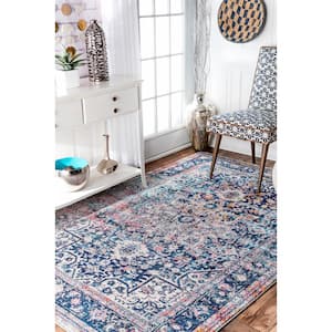 Persian Vintage Raylene Blue 5 ft. x 7 ft. 5 in. Area Rug