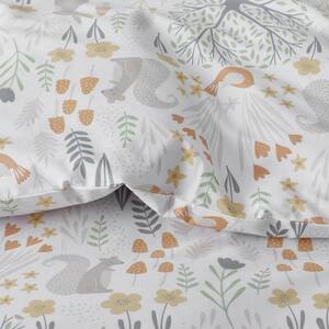 Company Kids Forest Animals Organic Cotton Percale Duvet Cover Set