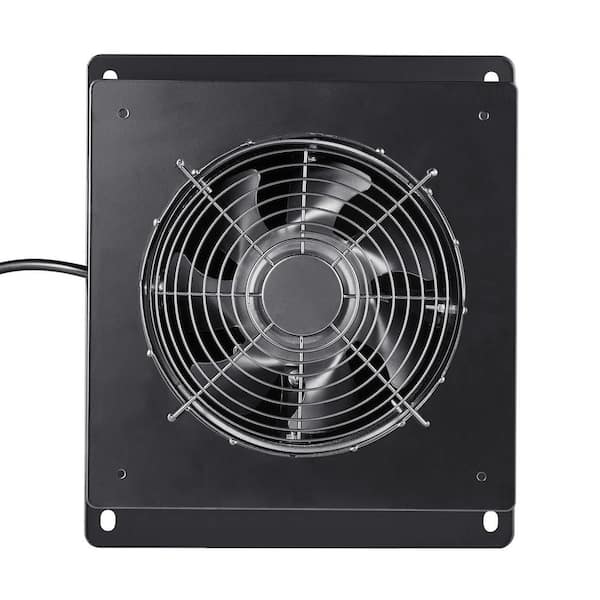 6 in. 205 CFM Exhaust Fan, Through The Wall Ventilation Fan with AC Motor, for Kitchen, Laundry Room, Bathroom, Black