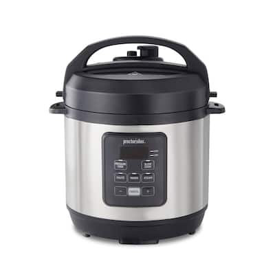 Instant Pot 6 qt. Stainless Steel Electric Pressure Cooker 112-0170-01 -  The Home Depot