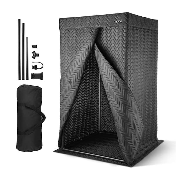 Portable Vocal Booth, 6.56 ft. Height, Pro-Grade Recording Studio with Travel Bag for Echo-Free Vocals, Podcasts