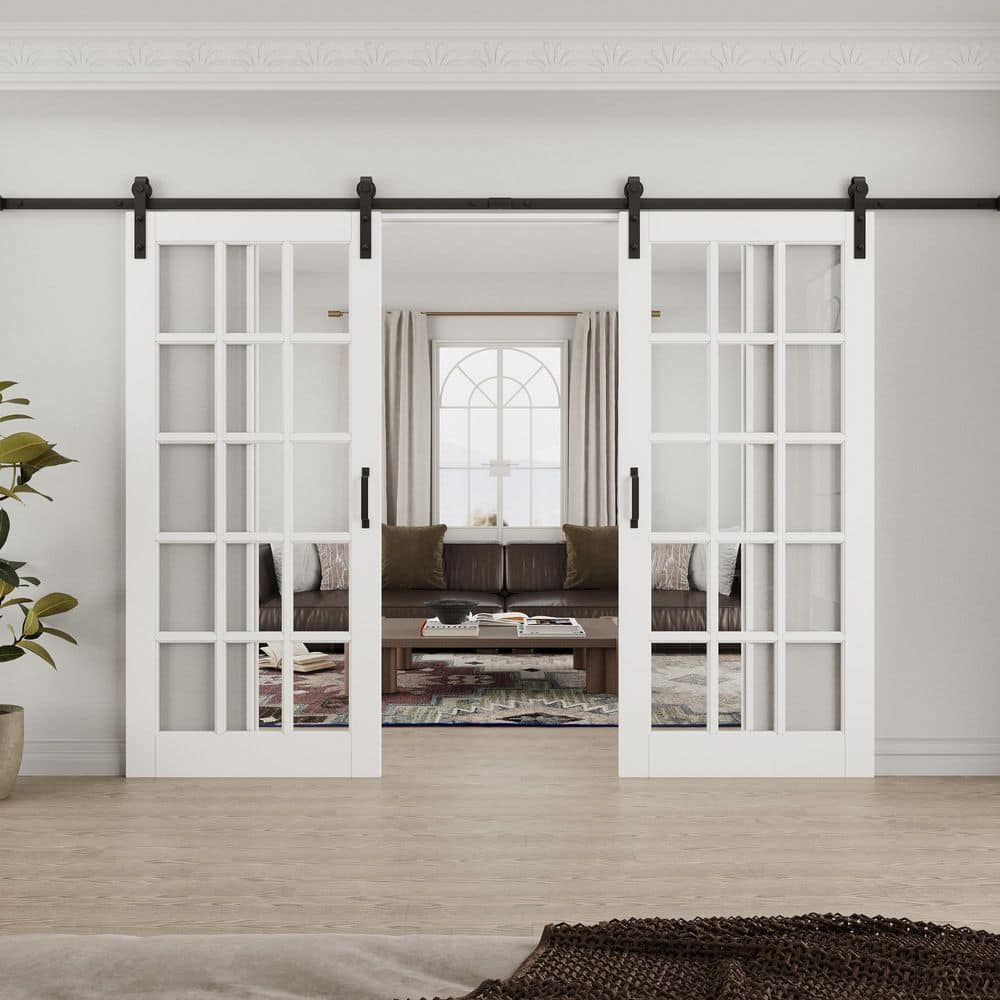 White Interior Barn Doornull