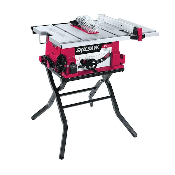 Skil 15 Amp Corded Electric 10 in. Table Saw with Folding Stand