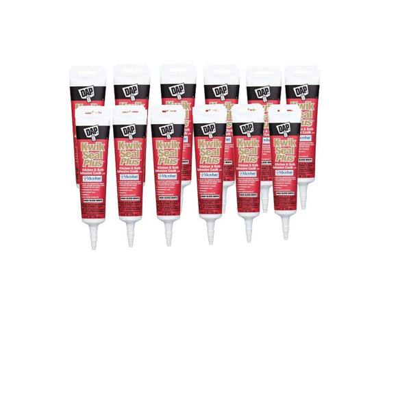 DAP Kwik Seal Plus White 5.5 oz. (12-Pack)