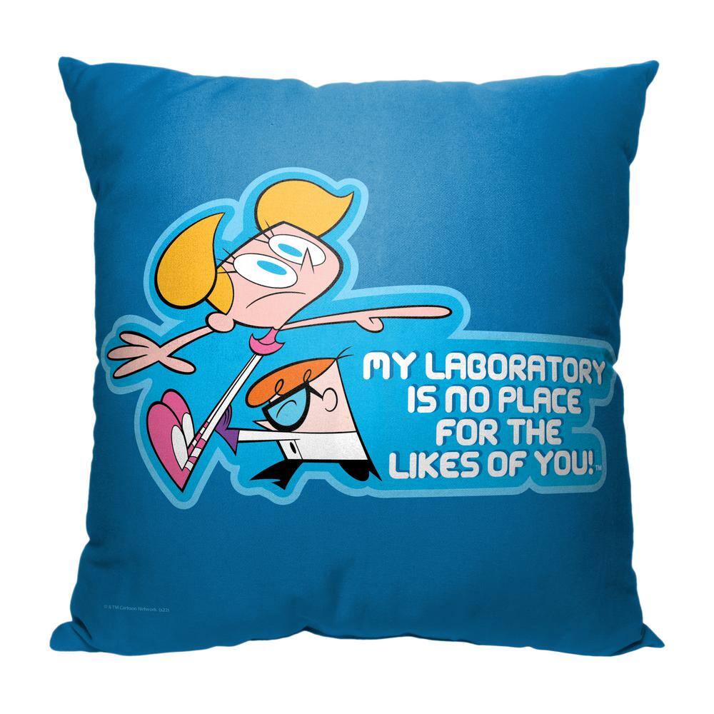 Cn Dexter's Lab Not Welcome Multi-Colored Throw Pillow price history on PriceWatchPro