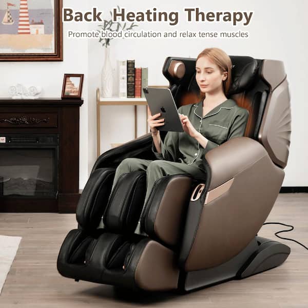 YITAHOME Massage Chair Full Body, Zero Gravity SL Track Massage  Recliner with Dual Electric Linear Shiatsu Waist Heater Foot Roller for  Home Office : Beauty & Personal Care