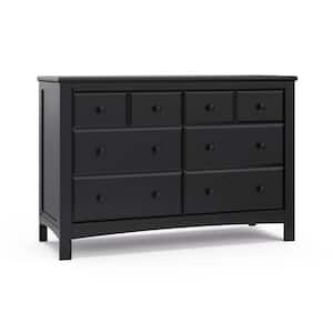 Benton Black 6-Drawer 47.24 in. Wide Dresser