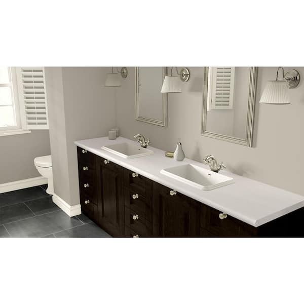 4 ft. x 8 ft. Laminate Sheet in White Barn with Premium SoftGrain Finish