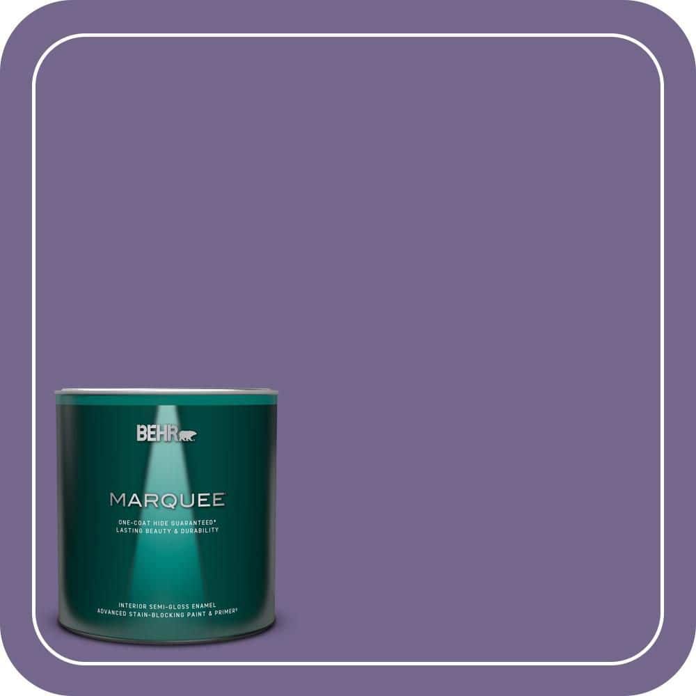 1 qt. #MQ5-41 Violet Vixen One-Coat Hide Semi-Gloss Enamel Interior Paint & Primer price history on PriceWatchPro