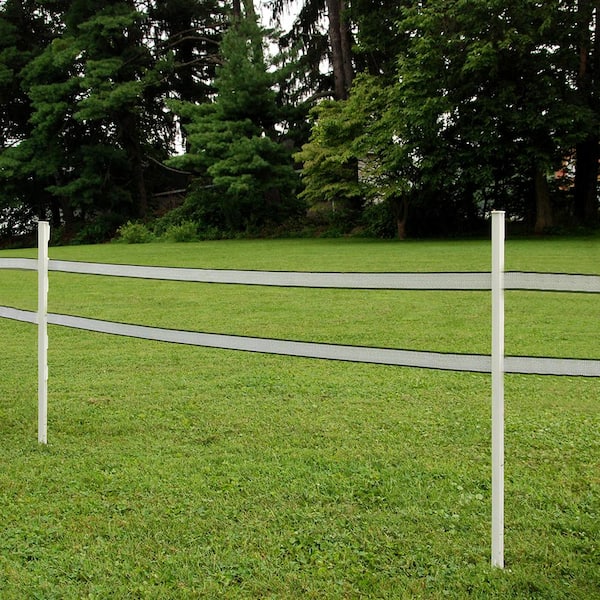 Fi-Shock 48 in. Plastic White Step-in Fence Post