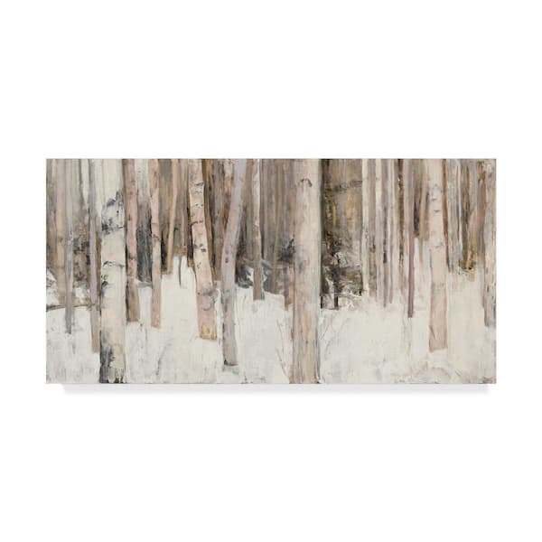 Trademark Fine Art Warm Winter Light Iii by Julia Purinton Hidden Frame Nature Wall Art 16 in. x 32 in.