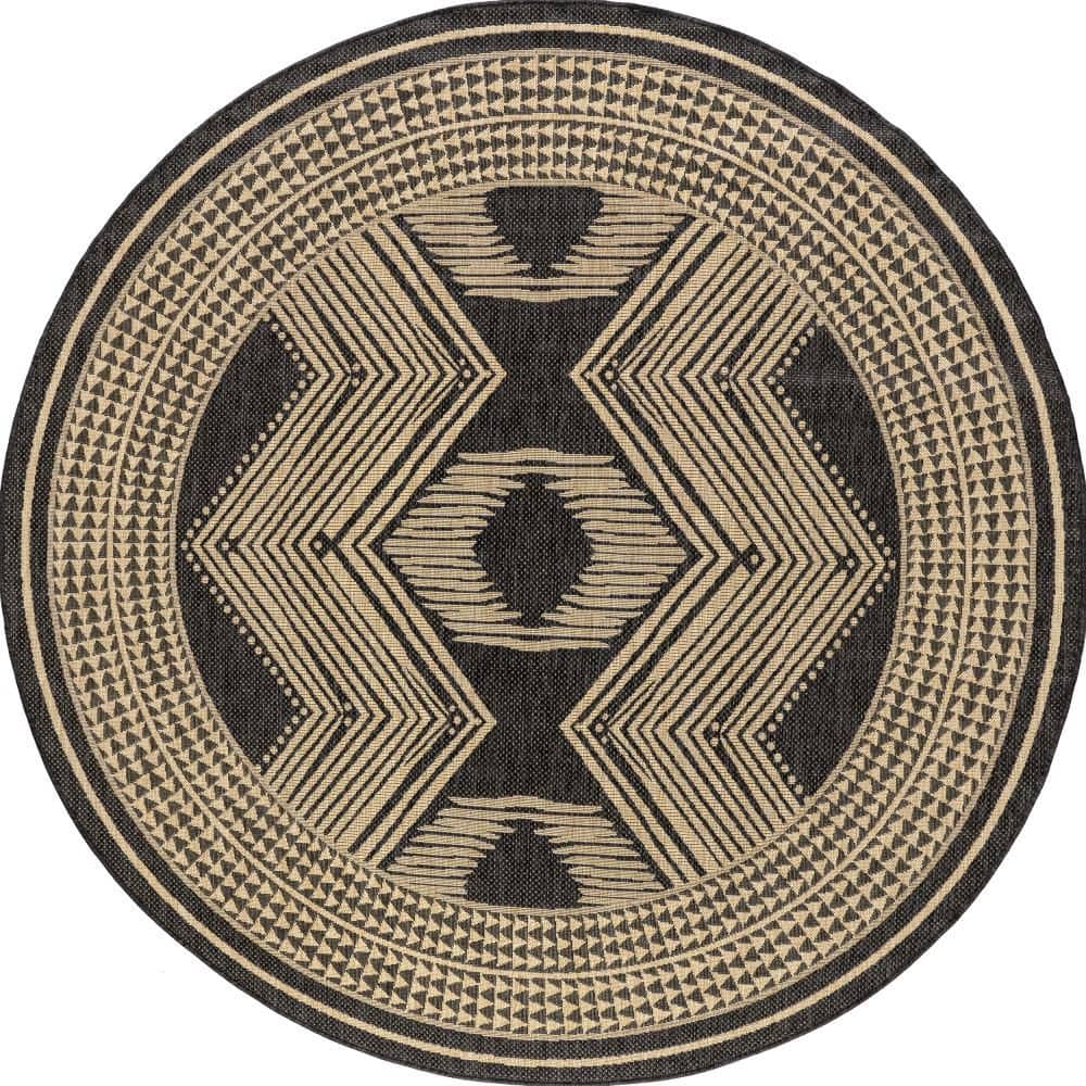 Iris Totem Flatweave Dark Grey 8 ft. Outdoor Area Rug price history on PriceWatchPro