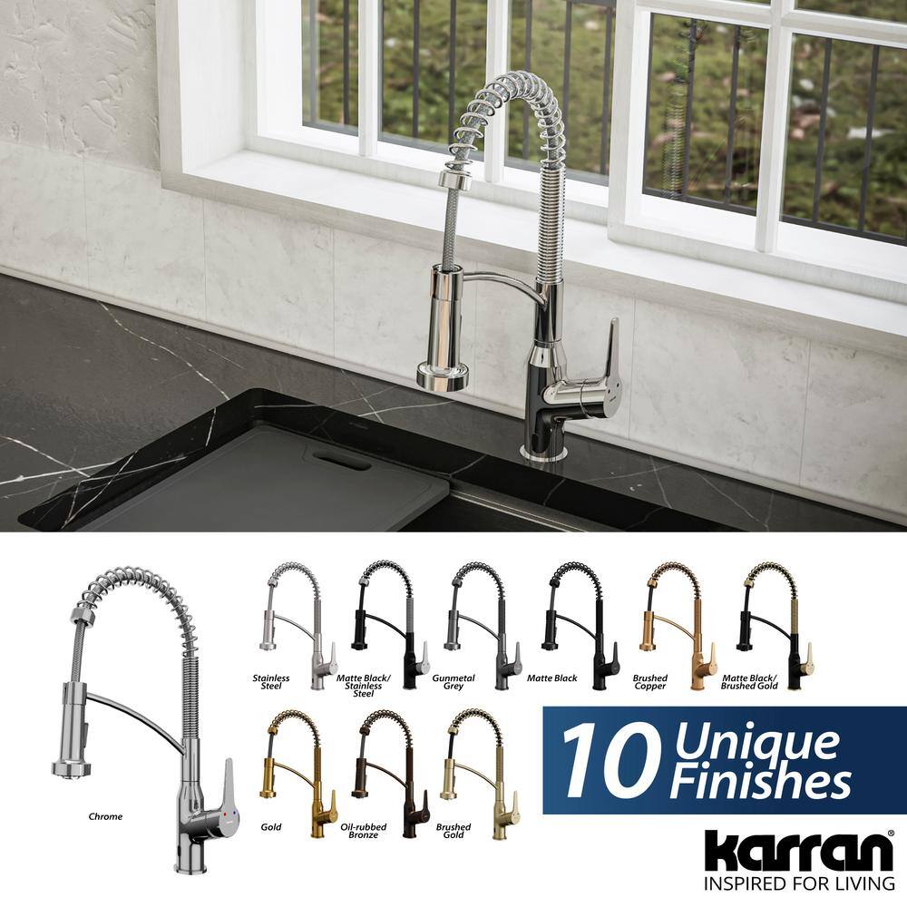 Chrome Pull-Down Touchless Kitchen Faucet with Spray