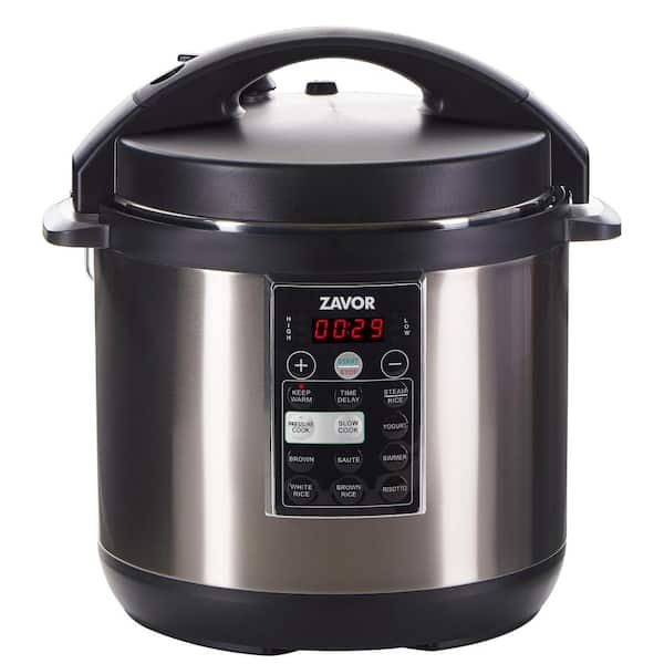 Zavor LUX 6 Qt. Stainless Steel Electric Pressure Cooker with Stainless Steel Cooking Pot