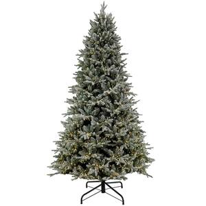 9 ft. Prelit Holliston Artificial Christmas Tree with Dual Color LED Cosmic Lights